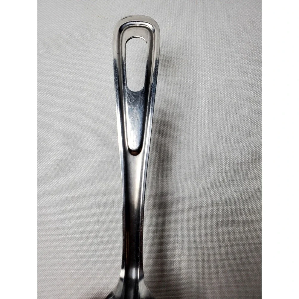 Vintage EKCO Stainless Steel Slotted Serving Spoon Made in Japan Kitchen Utensil